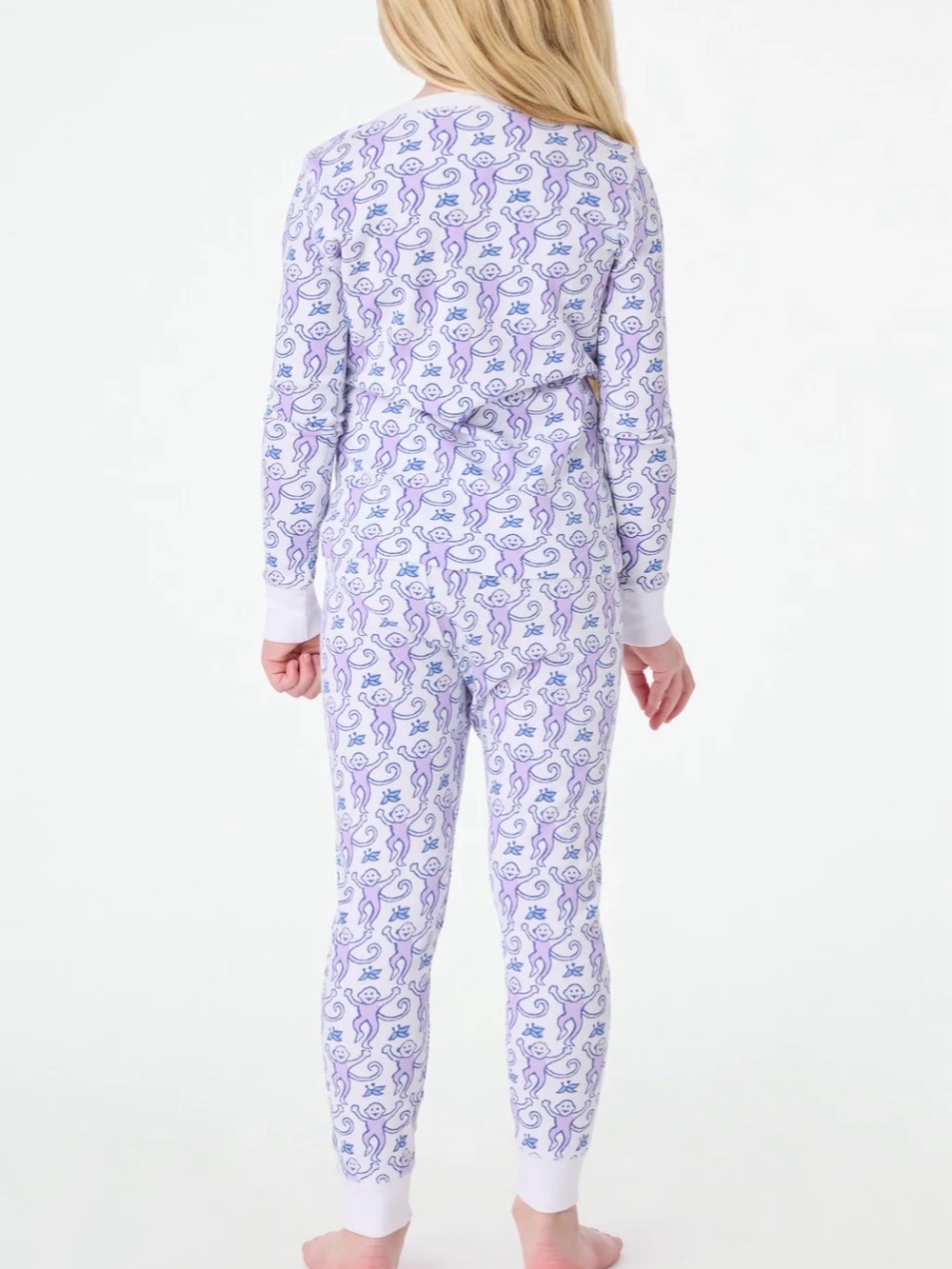 Roller Rabbit Kids Monkey Pajama Set Sz6 - Picture 2 of 13